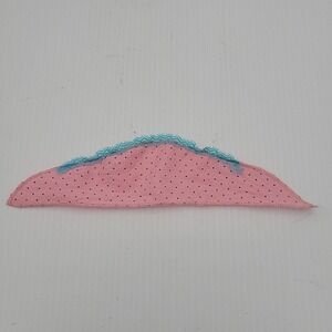 1987 My First Barbie Easy-On Fashions #4587 Pink Blue Polka Dot Accessory